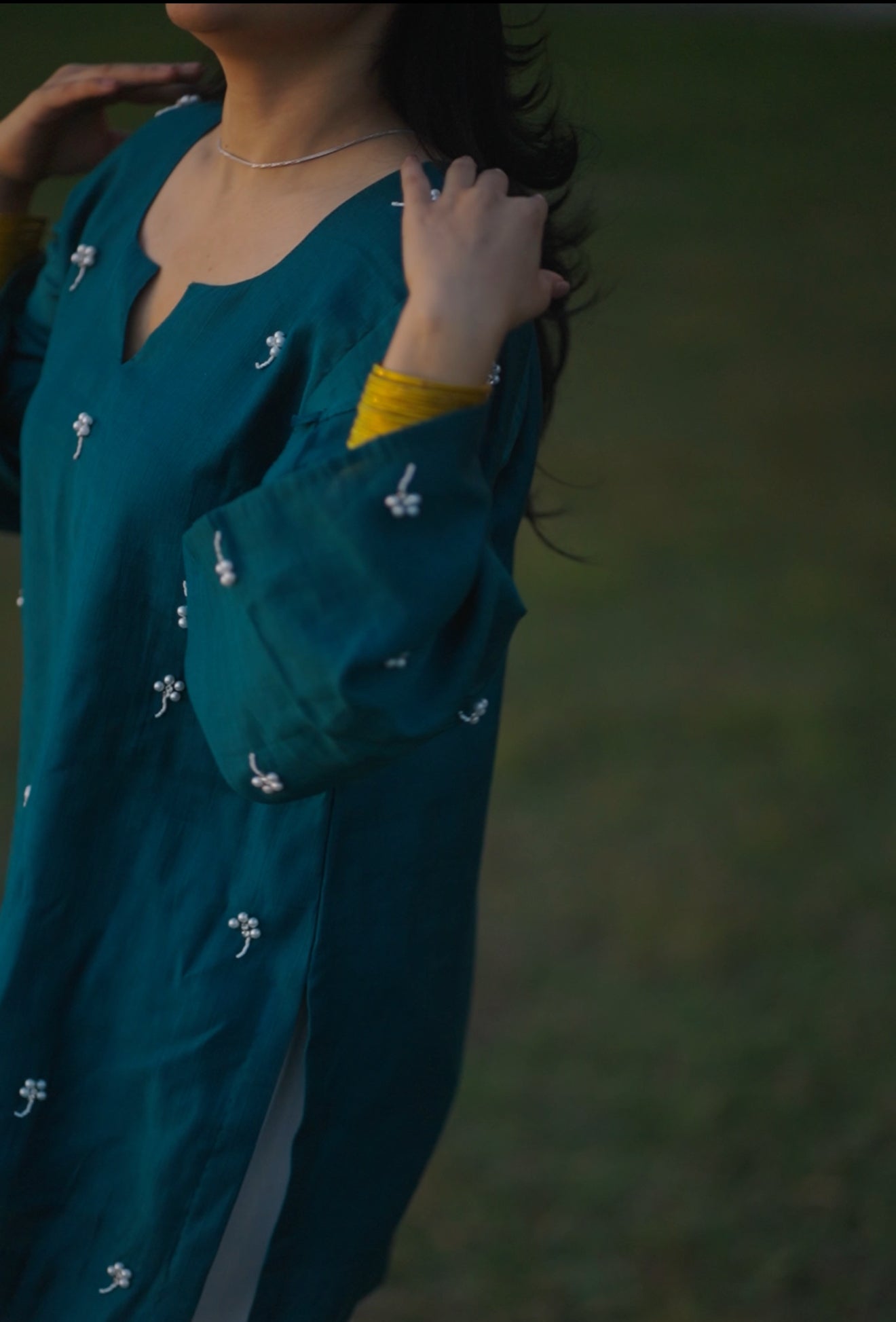 Hand Embroidered Kurti-03