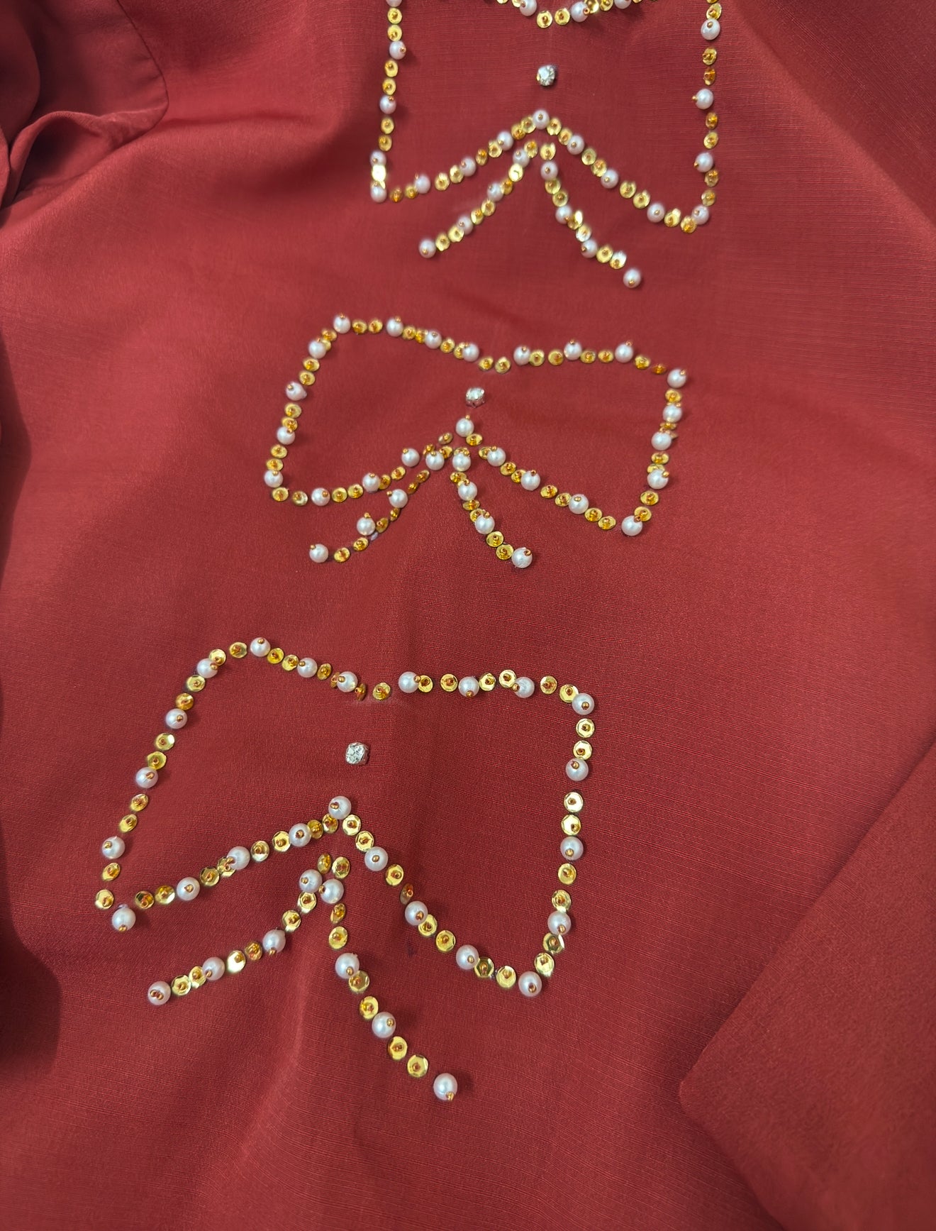Rusty orange short kurti-07