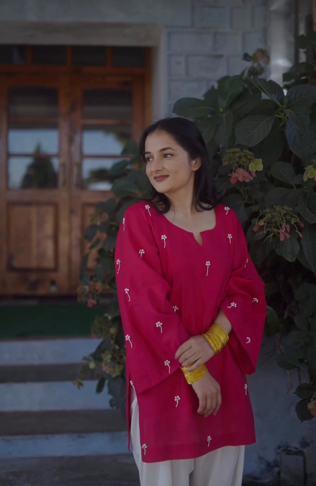 Hand Embroidered Kurti 001