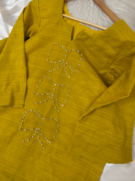 Hand Embroidered Kurti-05