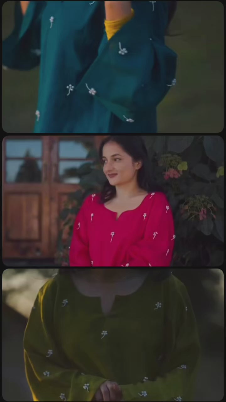 Hand Embroidered Kurti 001